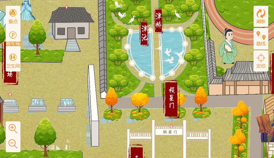 本号镇手绘地图景区语音讲解导览系统：智慧景区建设的基石